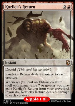 Kozilek's Return⁣ - Commander: Modern Horizons 3: Extras⁣ (Mythic)⁣ [214]