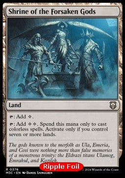 Shrine of the Forsaken Gods⁣ - Commander: Modern Horizons 3: Extras⁣ (Rare)⁣ [376]