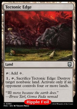 Tectonic Edge⁣ - Commander: Modern Horizons 3: Extras⁣ (Uncommon)⁣ [384]