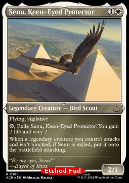 Senu, Keen-Eyed Protector (V.2)⁣ - Universes Beyond: Assassin's Creed: Extras⁣ (Rare)⁣ [181]