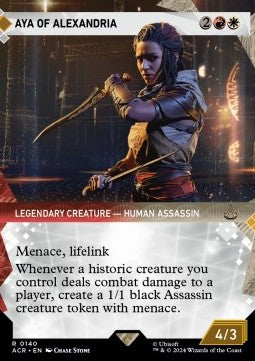 Aya of Alexandria (V.1)⁣ - Universes Beyond: Assassin's Creed: Extras⁣ (Rare)⁣ [140]