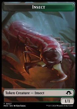 Insect Token (BG 1/1) // Energy Reserve⁣ - Modern Horizons 3: Tokens⁣ (Token)⁣ [T 27/36]