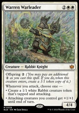 Warren Warleader⁣ - Bloomburrow⁣ (Mythic)⁣ [38]