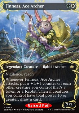 Finneas, Ace Archer (V.2)⁣ - Bloomburrow: Extras⁣ (Rare)⁣ [348]