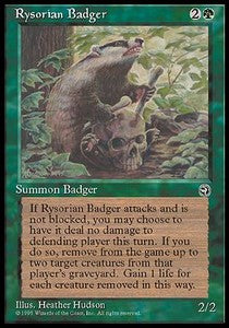 Rysorian Badger⁣ - Homelands⁣ (Rare)