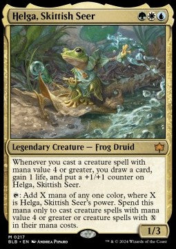 Helga, Skittish Seer⁣ - Bloomburrow⁣ (Mythic)⁣ [217]