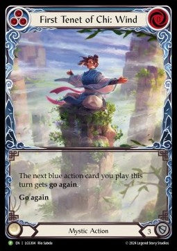 First Tenet of Chi: Wind (Extended Art Rainbow Foil)⁣ - LGS Promos⁣ (Promo)⁣ [304]