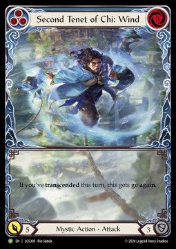 Second Tenet of Chi: Wind (Extended Art Rainbow Foil)⁣ - LGS Promos⁣ (Promo)⁣ [305]