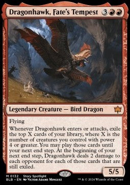 Dragonhawk, Fate's Tempest⁣ - Bloomburrow⁣ (Mythic)⁣ [132]