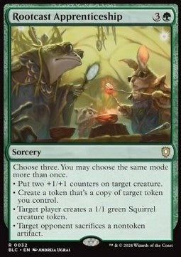 Rootcast Apprenticeship⁣ - Commander: Bloomburrow⁣ (Rare)⁣ [32]