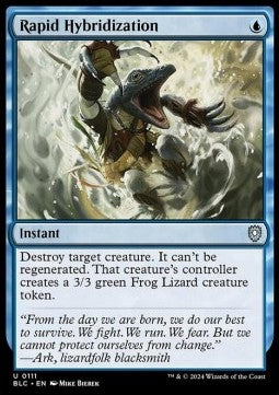 Rapid Hybridization⁣ - Commander: Bloomburrow⁣ (Uncommon)⁣ [111]