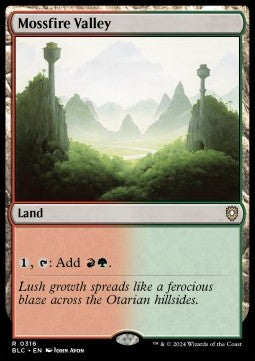 Mossfire Valley⁣ - Commander: Bloomburrow⁣ (Rare)⁣ [316]