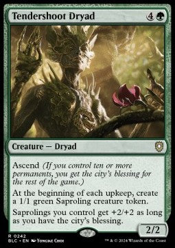 Tendershoot Dryad⁣ - Commander: Bloomburrow⁣ (Rare)⁣ [242]