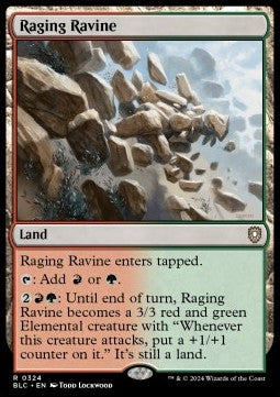 Raging Ravine⁣ - Commander: Bloomburrow⁣ (Rare)⁣ [324]