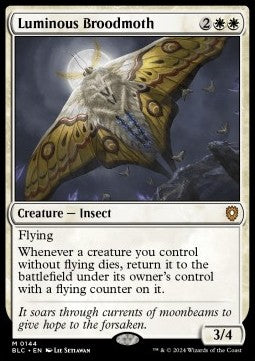 Luminous Broodmoth⁣ - Commander: Bloomburrow⁣ (Mythic)⁣ [144]