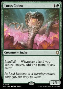 Lotus Cobra⁣ - Commander: Bloomburrow⁣ (Rare)⁣ [229]