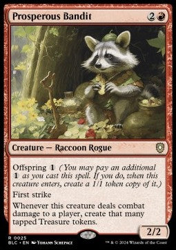 Prosperous Bandit⁣ - Commander: Bloomburrow⁣ (Rare)⁣ [25]