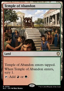 Temple of Abandon⁣ - Commander: Bloomburrow⁣ (Rare)⁣ [338]