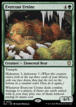 Evercoat Ursine - Commander: Bloomburrow (Rare) [BLC-30]
