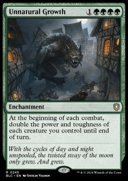 Unnatural Growth⁣ - Commander: Bloomburrow⁣ (Rare)⁣ [245]