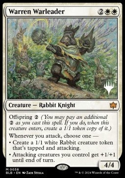 Warren Warleader (V.2)⁣ - Bloomburrow: Promos⁣ (Mythic)⁣ [38]
