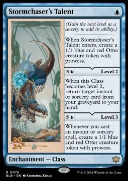Stormchaser's Talent (V.1)⁣ - Bloomburrow: Promos⁣ (Rare)⁣ [75]