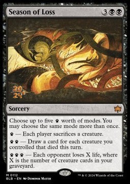 Season of Loss (V.1)⁣ - Bloomburrow: Promos⁣ (Mythic)⁣ [112]