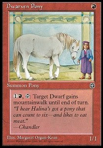 Dwarven Pony⁣ - Homelands⁣ (Rare)