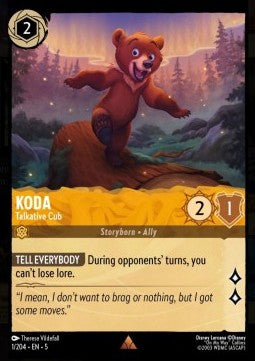 Koda - Talkative Cub⁣ - Shimmering Skies⁣ (Rare)⁣ [1]