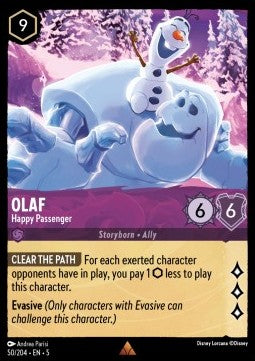Olaf - Happy Passenger (V.1)⁣ - Shimmering Skies⁣ (Rare)⁣ [50]
