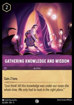 Gathering Knowledge and Wisdom⁣ - Shimmering Skies⁣ (Common)⁣ [62]