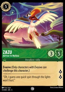 Zazu - Advisor to Mufasa⁣ - Shimmering Skies⁣ (Common)⁣ [72]
