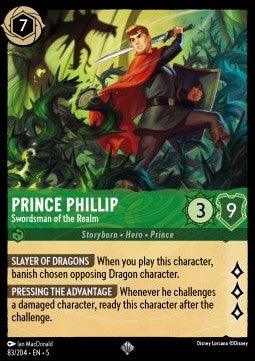 Prince Phillip - Swordsman of the Realm⁣ - Shimmering Skies⁣ (Super Rare)⁣ [83]