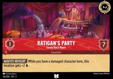 Ratigan's Party - Seedy Back Room⁣ - Shimmering Skies⁣ (Uncommon)⁣ [136]
