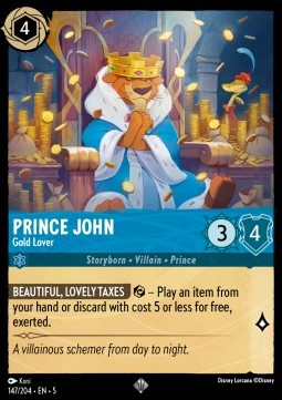 Prince John - Gold Lover⁣ - Shimmering Skies⁣ (Super Rare)⁣ [147]