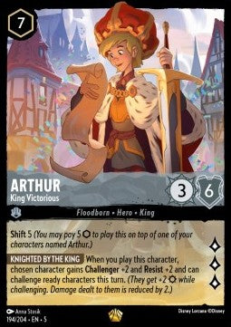 Arthur - King Victorious (V.1)⁣ - Shimmering Skies⁣ (Legendary)⁣ [194]