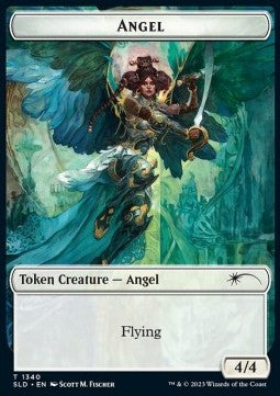 Angel Token (W 4/4) // Soldier Token (W 1/1) - Secret Lair Commander Deck: Angels: They're Just Like Us but Cooler (Token) [SLDACW-T 1340/2]