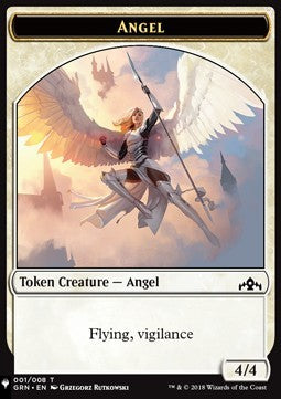 Angel Token (W 4/4 Vigilance) // Warrior Token (W 1/1 Vigilance) - Secret Lair Commander Deck: Angels: They're Just Like Us but Cooler (Token) [SLDACW-T 1/17]