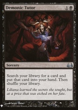 Demonic Tutor (V.2)⁣ - The List⁣ (Uncommon)⁣ [49]