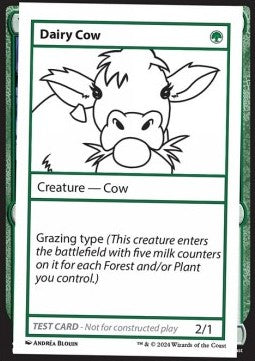 Dairy Cow⁣ - Mystery Booster 2: Playtest Cards⁣ (Special)