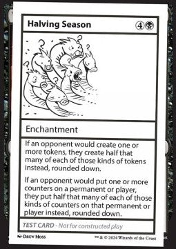 Halving Season⁣ - Mystery Booster 2: Playtest Cards⁣ (Special)