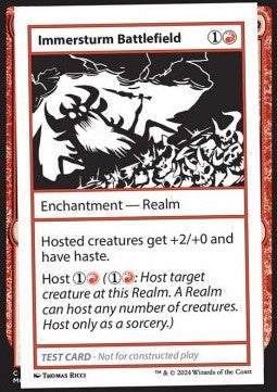 Immersturm Battlefield⁣ - Mystery Booster 2: Playtest Cards⁣ (Special)