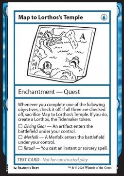 Map to Lorthos's Temple⁣ - Mystery Booster 2: Playtest Cards⁣ (Special)