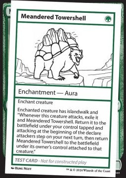 Meandered Towershell⁣ - Mystery Booster 2: Playtest Cards⁣ (Special)