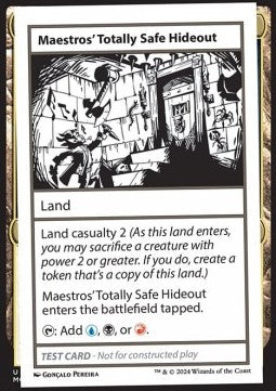 Maestros' Totally Safe Hideout⁣ - Mystery Booster 2: Playtest Cards⁣ (Special)