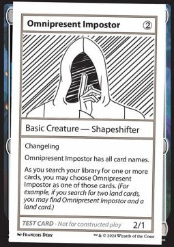 Omnipresent Impostor⁣ - Mystery Booster 2: Playtest Cards⁣ (Special)