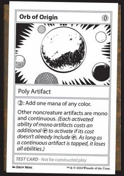 Orb of Origin⁣ - Mystery Booster 2: Playtest Cards⁣ (Special)