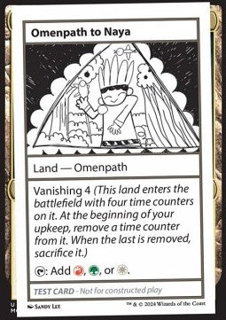 Omenpath to Naya⁣ - Mystery Booster 2: Playtest Cards⁣ (Special)
