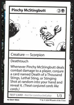 Pinchy McStingbutt⁣ - Mystery Booster 2: Playtest Cards⁣ (Special)