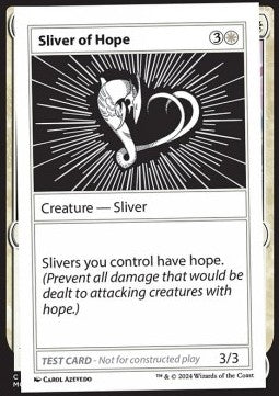 Sliver of Hope⁣ - Mystery Booster 2: Playtest Cards⁣ (Special)